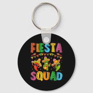 Fiesta Squad Cinco De Mayo For Men Women And Kids  Key Ring