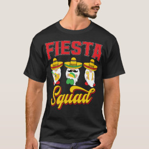 Fiesta Squad Cinco De Mayo Funny Mexican T-Shirt