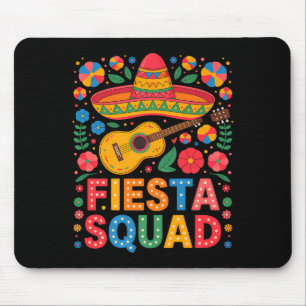 Fiesta Squad Cinco De Mayo Lets Fiesta Mexican Men Mouse Pad