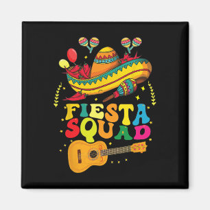 Fiesta Squad Cinco De Mayo Mexican Magnet