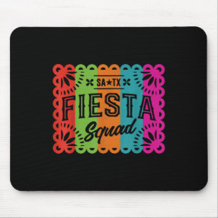Fiesta Squad Cinco De Mayo Mexican Party San Anton Mouse Pad