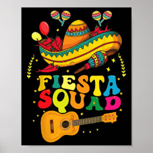 Fiesta Squad Cinco De Mayo Mexican Poster