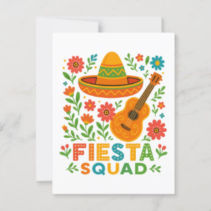 Fiesta Squad – Colourful Party Vibes Postcard