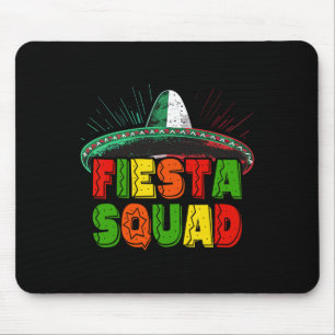 Fiesta Squad Family Matching Cinco De Mayo 1  Mouse Pad