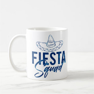 Fiesta Squad Fiesta Bachelorette Party Shirts, 3/3 Coffee Mug