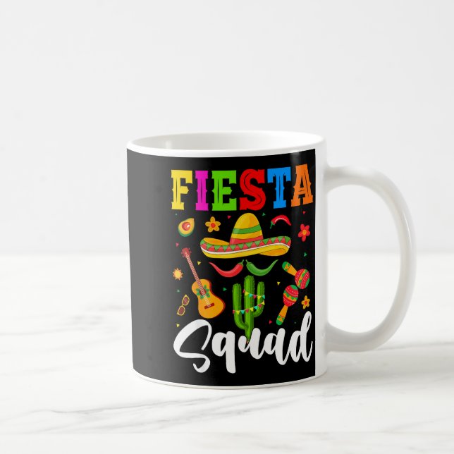 Fiesta squad funny cinco de mayo let's mexicanFies Coffee Mug (Right)