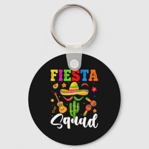Fiesta squad funny cinco de mayo let's mexicanFies Key Ring