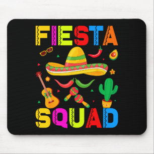 Fiesta squad funny cinco de mayo let's mexicanFies Mouse Pad