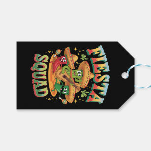 Fiesta Squad Funny Cinco De Mayo Mexican Party Gift Tags