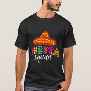 Fiesta Squad Funny Cinco De Mayo Sombrero Women Me T-Shirt