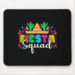 Fiesta Squad Mexican Party Cinco De Mayo Mouse Pad
