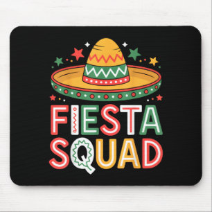 Fiesta squad party lovers mexican vibe cinco deFie Mouse Pad