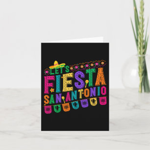 Fiesta Squad San Antonio Texas Cinco De Mayo Lets Card