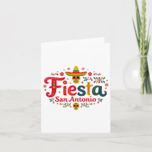 Fiesta Squad San Antonio Texas Cinco De Mayo Lets  Card