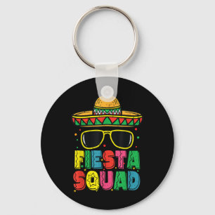 Fiesta Squad Sombrero Cinco De Mayo Mexican Fiesta Key Ring