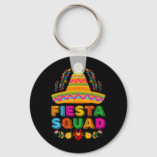Fiesta Squad Tacos Mexican Party Fiesta Squad Cinc Key Ring