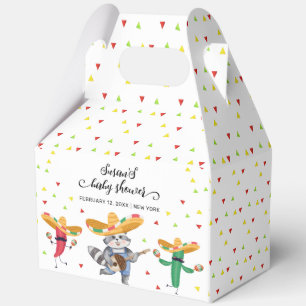 Fiesta Taco 'Bout A Baby Cactus Animal Baby Shower Favour Box