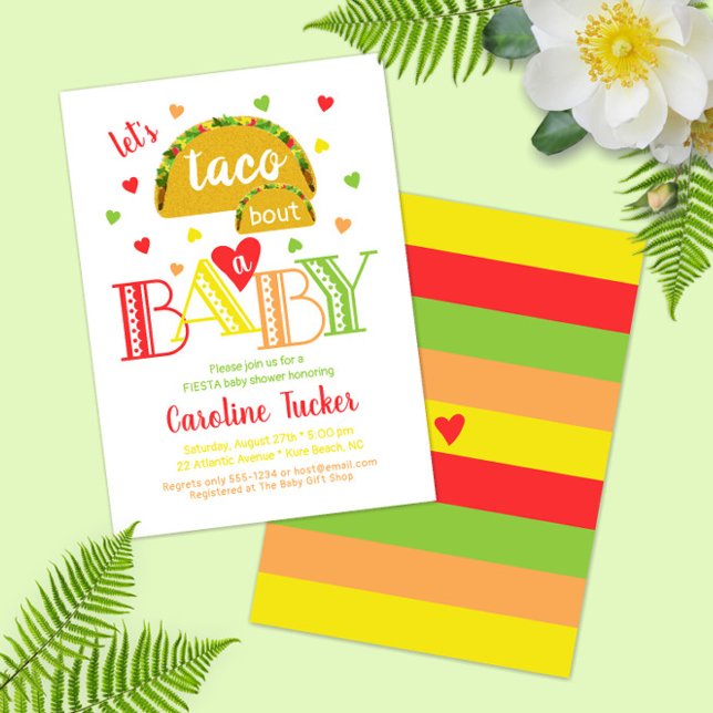 Fiesta Taco Bout a Baby Shower Invitation (Creator Uploaded)