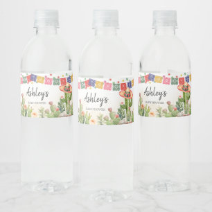 Fiesta Taco 'Bout Baby Shower  Water Bottle Label