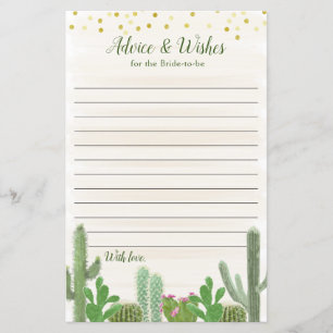 Fiesta Taco Bout Love Bridal Shower Wedding Advice