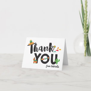 Fiesta Thank You Card