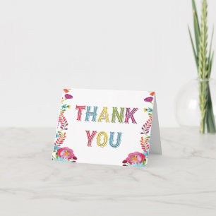 Fiesta Thank You Card