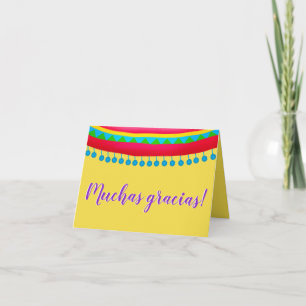 Fiesta Thank You Cards