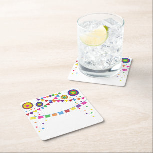Fiesta Theme Party Coaster