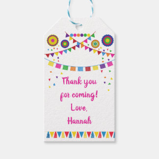 Fiesta Theme Party Gift Tag