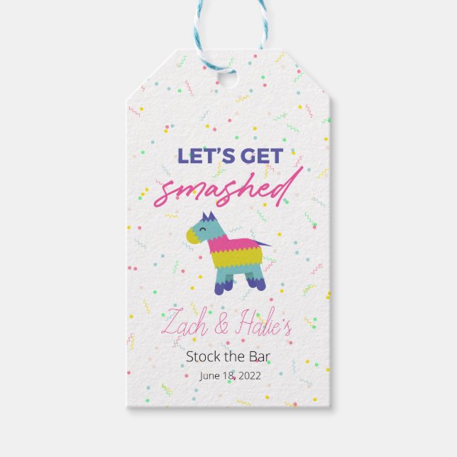 Fiesta Themed Drink Tags (Front)