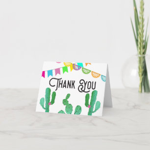 Fiesta-themed Thank You Cards