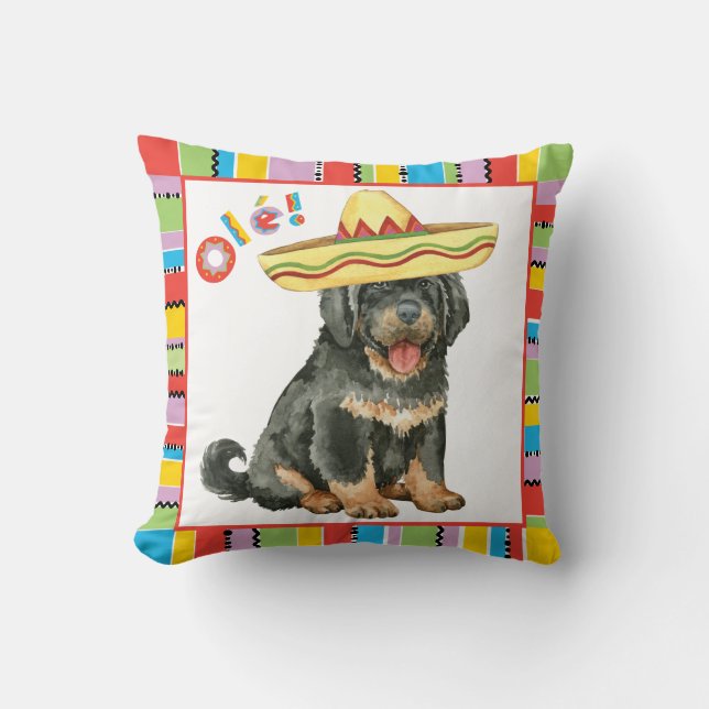 Fiesta Tibetan Mastiff Cushion (Front)