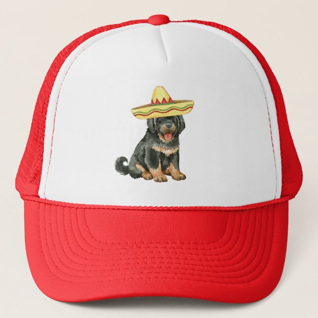 Fiesta Tibetan Mastiff Trucker Hat (Front)
