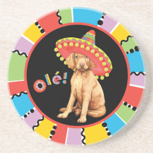 Fiesta Vizsla Sandstone Coaster