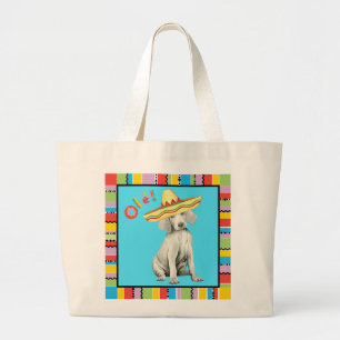 Fiesta Weimaraner Large Tote Bag