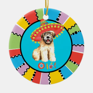Fiesta Wheaten Ceramic Ornament