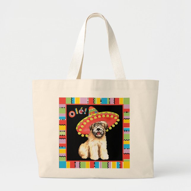 Fiesta Wheaten Large Tote Bag (Front)