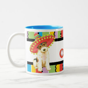 Fiesta Wire Fox Terrier Two-Tone Coffee Mug