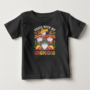 Fiesta With My Gnomigos Gnome Cinco De Mayo Baby T-Shirt