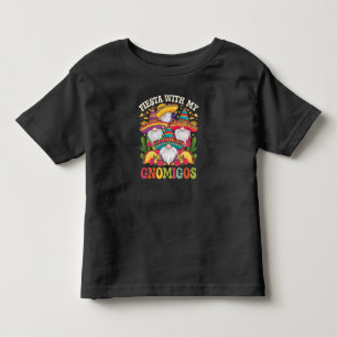 Fiesta With My Gnomigos Gnome Cinco De Mayo Toddler T-Shirt