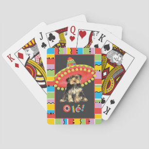 Fiesta Yorkie Playing Cards