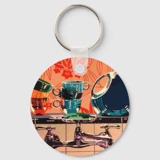 Fiestaware and the Kitchen Sink Key Ring