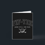 Fif Tee And Still On Par - 50th Birthday Golf Fath Card<br><div class="desc">Fif Tee And Still On Par - 50th Birthday Golf Father Grandpa</div>