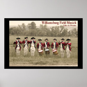 Fife & Drum at Berkeley Plantation Poster