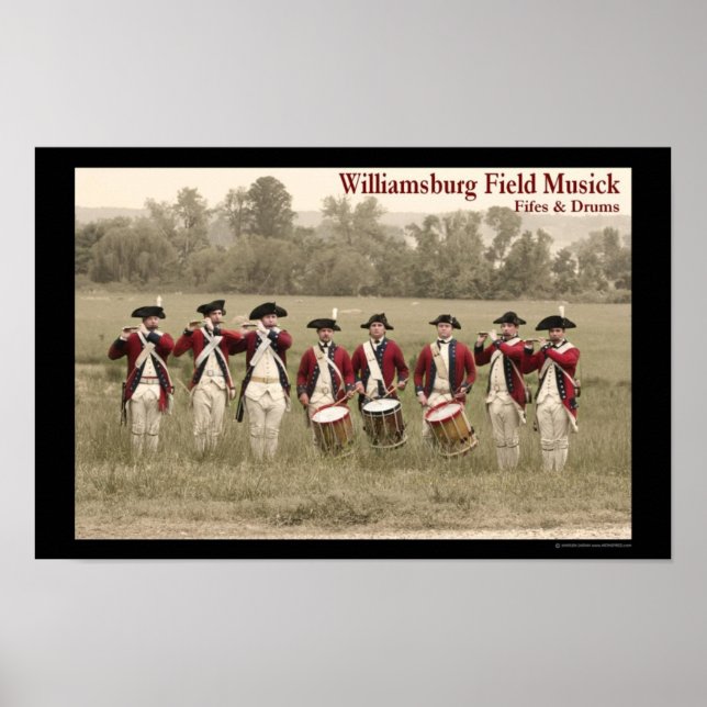 Fife & Drum at Berkeley Plantation Poster (Front)