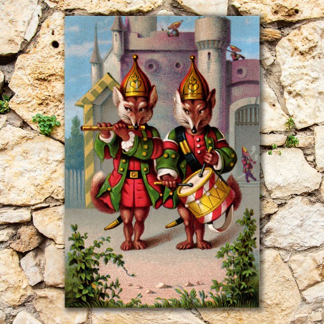 Fife & Drum Foxes Poster (Creator Uploaded)