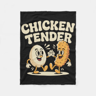 Fife Life Chicken Tender Egg Raising Chickens Farm Fleece Blanket