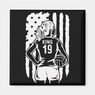Fife Life High School Volleyball King 19 Magnet