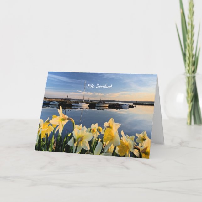 Fife, Scotland scenic photograph Card (Front)