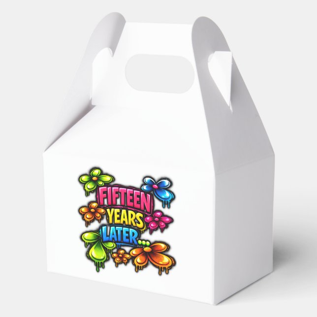 Fifteen Years Later Favour Box (Front)